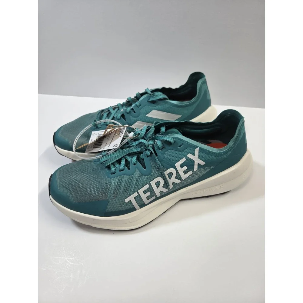 Adidas Terrex Agravic Speed Trail Running  Mens Green Sneakers Athletic Shoes JR